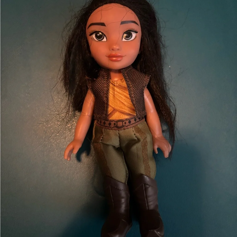 Adventure Doll Set with Brown and Purple Outfits
